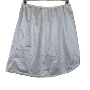 Vintage Body Lites Ivory Lace Trim Half Size Small Lingerie